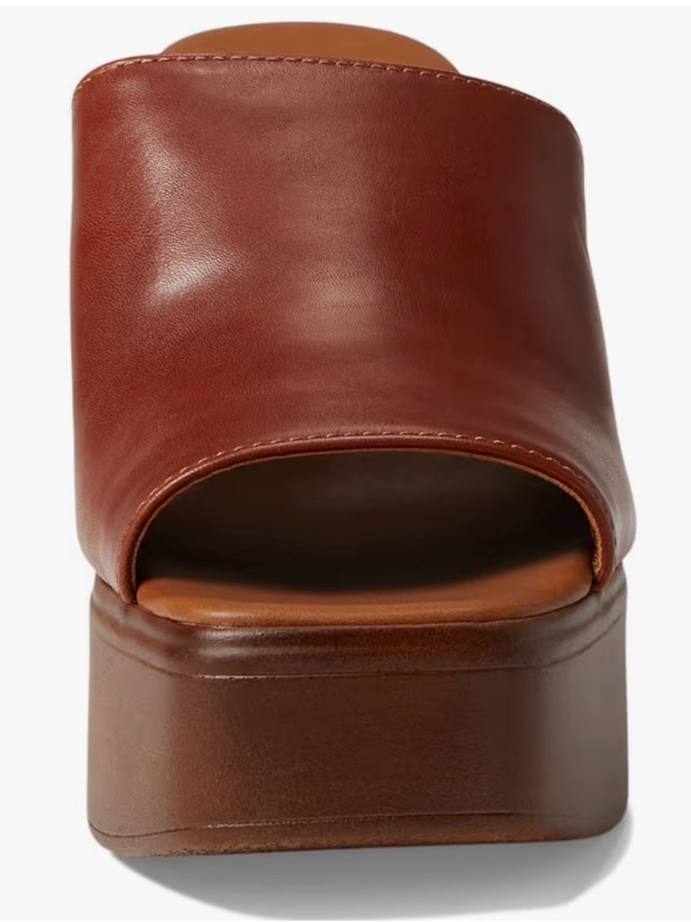 Free People Brown Platform Mule Clogs - Picture 2 of 3